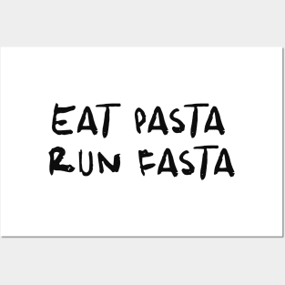 Eat Pasta Run Fasta Funny Tshirt Funny Pasta Y2k Tshirt Wog Tshirt Italian Tshirt Funny Food Tshirt Italian Gift Italian Runner Running Present Posters and Art
